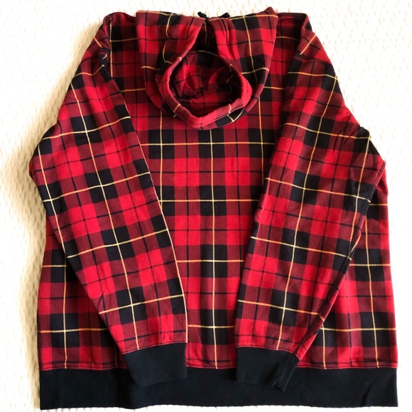 🔥 NWT Big & Tall Polo Ralph Lauren Flannel Hoodie - Picture 8 of 8